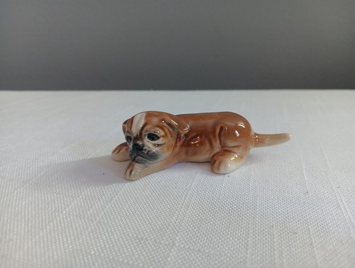 Vintage ceramic boxer dog - vintage,