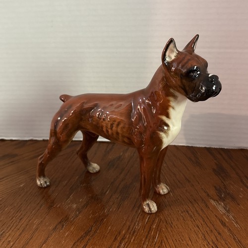 Vintage goebel boxer dog - boxer,