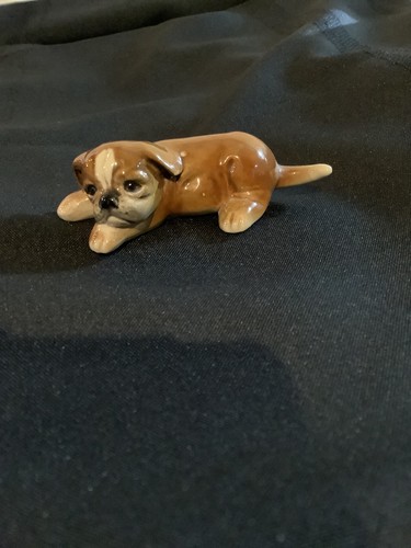 Goebel boxer puppy figurine - goebel,