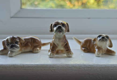 Goebel small ceramic boxer - small,
