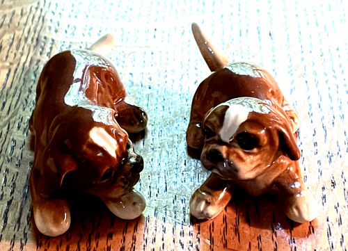 Porcelain goebel boxer puppies - porcelain,