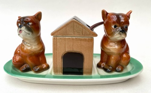 Goebel boxer dog kennel - dog, cruet