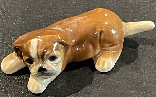 Goebel boxer puppy figurine - boxer,