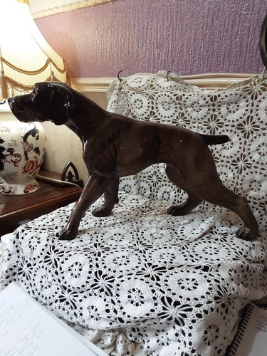 Goebel large dog figurine - goebel,