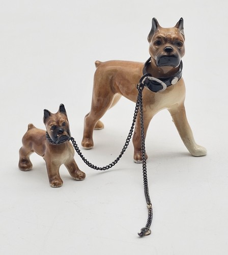 Vintage goebel porcelain boxer - goebel,