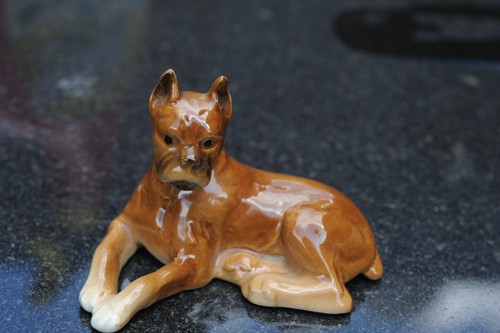 Goebel model boxer dog - goebel,